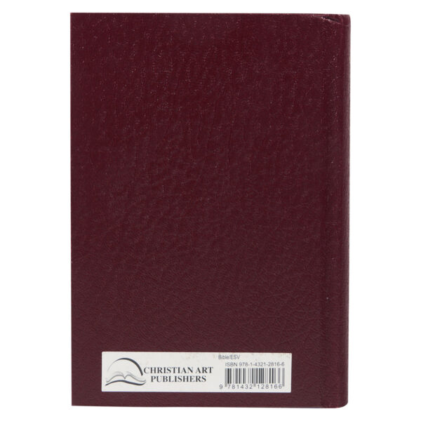 ESV Compact Bible Burgundy Hardcover - Image 2