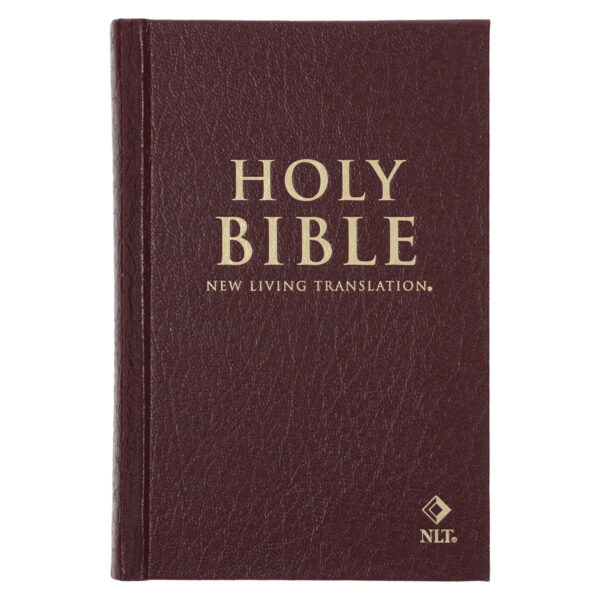 NLT Compact Bible Burgundy Hardcover - Image 1