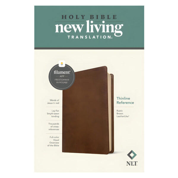 NLT Filament Thinline Reference Bible Red Letter Rustic Brown (Imitation Leather) - Image 20