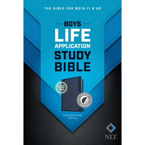 NLT Boys Life Application Study Bible, Indexed, TuTone, Blue / Neon / Glow (Imitation Leather) - Image 7