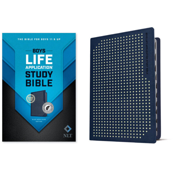 NLT Boys Life Application Study Bible, Indexed, TuTone, Blue / Neon / Glow (Imitation Leather) - Image 8