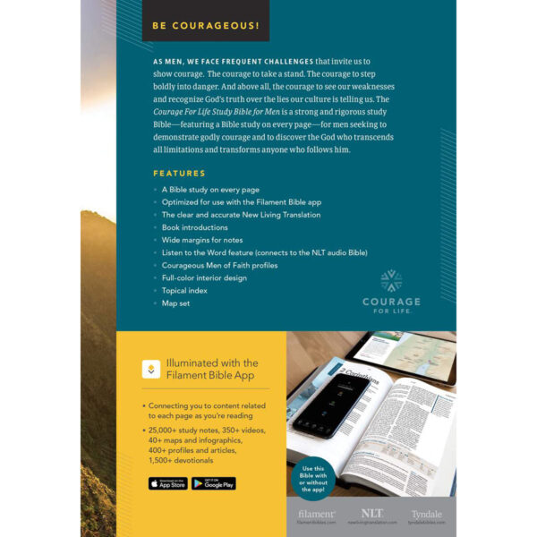NLT Courage For Life Filament Enabled Study Bible For Men (Hardcover) - Image 14