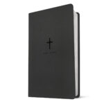 NLT Black Cross Imitation Leather Filament Premium Value Thinline Bible Large Print - Image 5