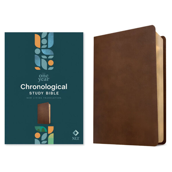 NLT Rustic Brown Imitation Leather One Year Chronological Study Bible - Image 15