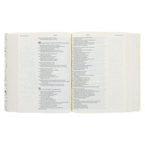 NLT Cream Floral Paperback Inspire Filament-Enabled Bible - Image 27