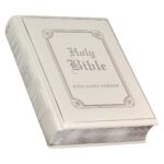 KJV White Faux Leather Family Bible Double Column Format - Image 15