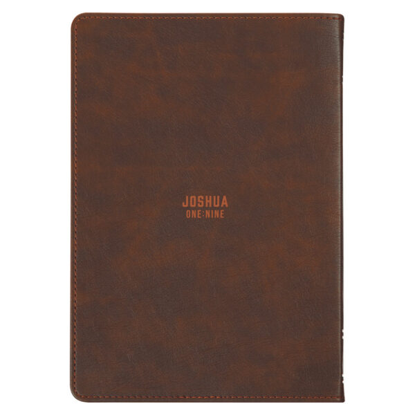 Strength and Courage Brown Lion Faux Leather Journal - Image 10