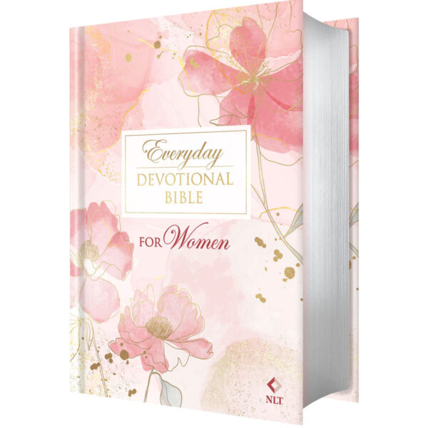 NLT Pink Floral Hardcover Everyday Devotional Bible for Women - Image 18