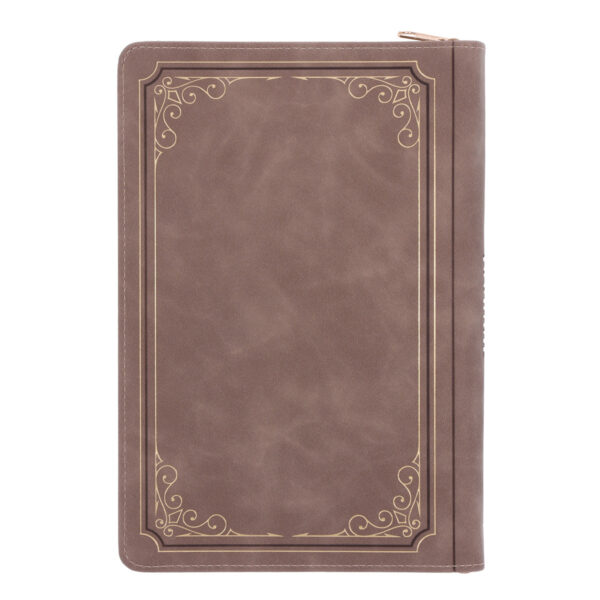 I Can Do All Things Through Christ Who Strengthens Me Faux Leather Journal with Zipped Closure - Image 2