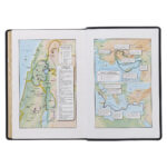 KJV Midnight Blue Antique Frame Faux Leather Full-Size Bible Giant Print Indexed - Image 29