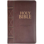 ESV Dark Brown Faux Leather Standard Bible Thumb Indexed With Zip - Image 17