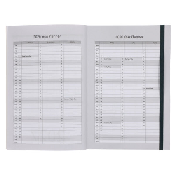 2026 A5 Diary - Daily Planner - Lion - Paperback - Image 5