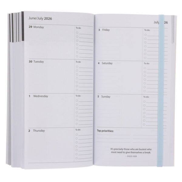 2026 Pocket Diary - Daily Planner - Bright Pattern - Paperback - Image 7