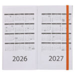 2026 Pocket Diary - Daily Planner - Teal and Orange - Paperback - Image 4
