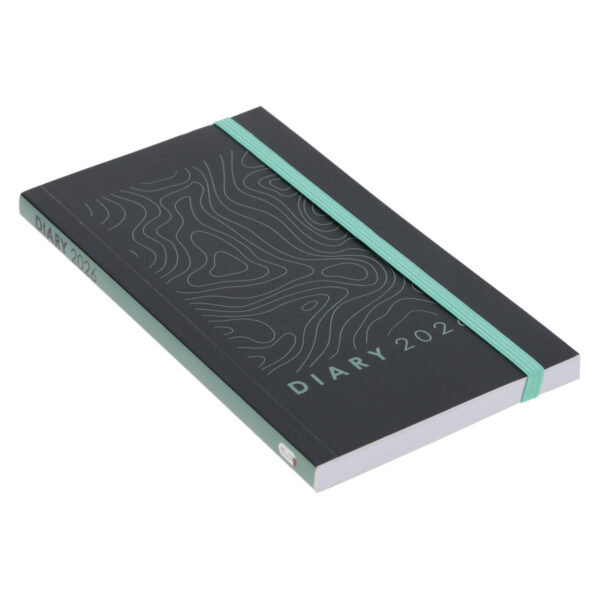 2026 Pocket Diary - Daily Planner - Black and Green - Paperback - Image 3