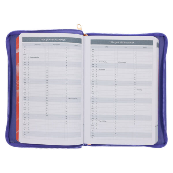 2026 Joyce Meyer A5 Dagboek - Dagbeplanner - Kunsleer met Rits - Image 5