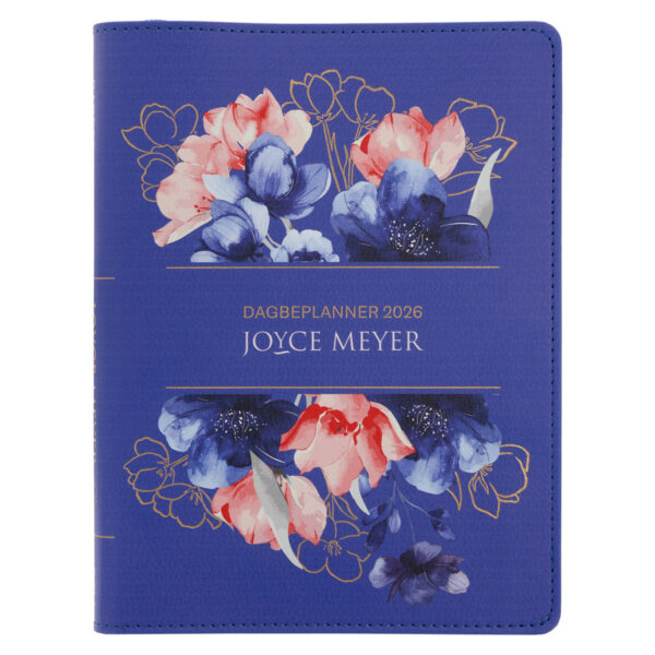 2026 Joyce Meyer A5 Dagboek - Dagbeplanner - Kunsleer met Rits - Image 1