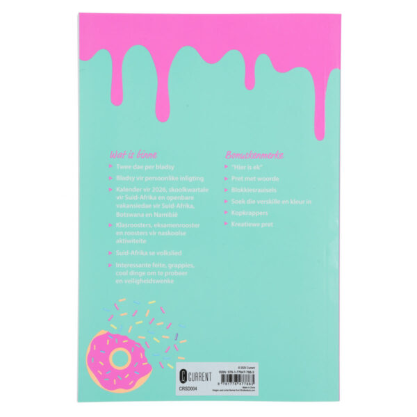 2026 Skooldagboek - Dagbeplanner vir Meisies - Sagteband - Image 4