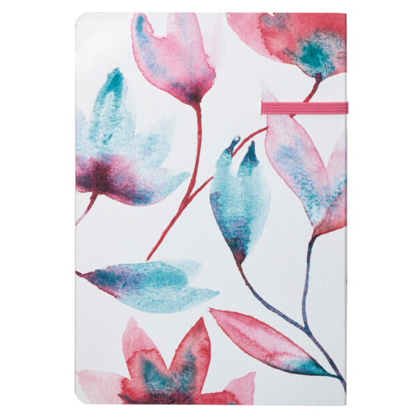 Shine Your Light Pink Petals Paperback Journal with Elastic Closure - Image 26
