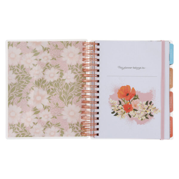 2026 Diary - 18-Month Planner for Women - Thankful Grateful Blessed - Wirebound - Image 4