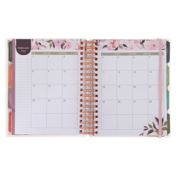 2026 Diary - 18-Month Planner for Women - Thankful Grateful Blessed - Wirebound - Image 6