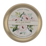 He Is Our Peace Cactus Flower and Coconut Scented Candle in Tin - Image 14