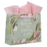 For I Know That My Redeemer Lives Landscape Gift Bag with Gift Tag - Image 3