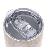 May the Lord Bless You and Keep You Pink Floral Stainless Steel Travel Mug - Image 3