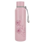 Be Joyful Pink Stainless Steel Water Bottle