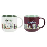 I Love Books Two Piece Ceramic Mug Set - Image 9