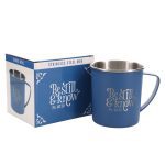 Be Still and Know Stainless Steel Camp Style Mug - Image 7