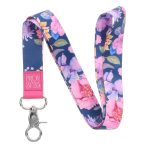 Proverbs 31:25 Floral Lanyard - Image 3