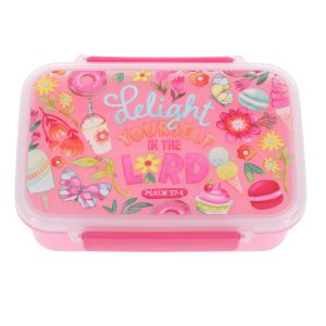 Delight Yourself in the Lord Plastic Lunch Box
