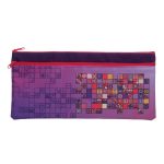 Crossword Purple Pencil Case