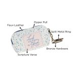 Loof die Here Want Hy Is Goed Afrikaans Keychain with Faux Leather Pouch - Image 6