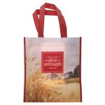 The Lord Will Give You Strength Non-Woven Tote Bag - Image 2