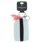 I Am His Masterpiece Faux Leather Pouch Keychain - Image 4