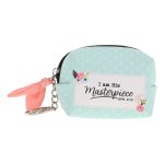 I Am His Masterpiece Faux Leather Pouch Keychain