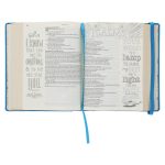 NLT Blue Faux Leather Hardcover Inspire Bible - Image 21