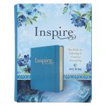 NLT Blue Faux Leather Hardcover Inspire Bible - Image 23