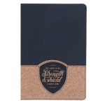 The Lord Is My Strength and Shield, I Trust Him Faux Leather Journal