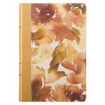 NLV Roesbruin & Goud Linne Standaard Bybel Met Duimgrepe - Image 29