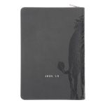 Be Strong and Courageous Faux Leather Journal with Zipped Closure - Image 2