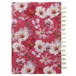 Love Pink Floral Hardcover Wirebound Journal - Image 2