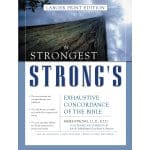 The Strongest Strongs Exhaustive Concordance / Bible: Larger Print (Hardcover)