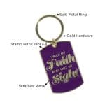 Walk by Faith and Not By Sight Metal Keychain - Image 5