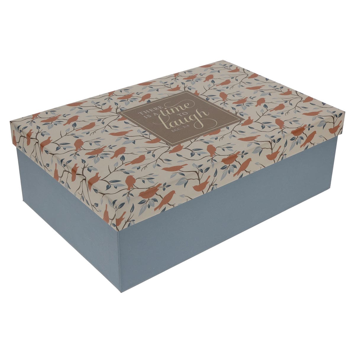 6006937180963_front There Is a Time to Laugh Small Stackable Gift Box - Image 1