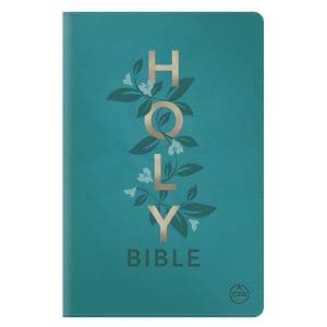 CSB Teal Imitation Leather Christian Art Edition Standard Bible