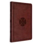 ESV Brown Mosaic Cross Design Imitation Leather Value Thinline Bible - Image 2